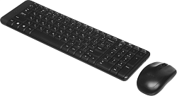 Клавиатура + мышь Logitech MK220 клав:черный мышь:черный USB беспроводная (920-003236)