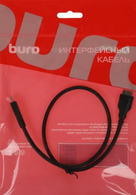 Кабель Buro USB Type-C (m) micro USB 3.0 B (m) 0.5м (BU-TYPEC-MICROUSB3.0-0.5M)