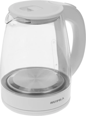 Чайник электрический Supra KES-1891 1.8л. 1500Вт белый корпус: стекло