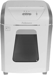 Шредер Fellowes PowerShred 15С белый (секр.P-4) фрагменты 15лист. 19лтр. скрепки скобы пл.карты