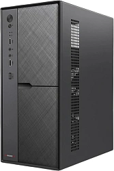 Корпус Accord ACC-1603 черный без БП mATX 1x80mm 2xUSB2.0 audio
