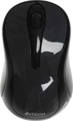 Мышь A4Tech G3-280NS серый/черный оптическая 1200dpi silent беспров. USB для ноутбука 2but