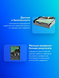 Жесткий диск Seagate SATA-III 8TB ST8000NM017B Server Exos 7E10 4KN (7200rpm) 256Mb 3.5"