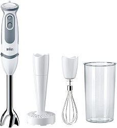 Блендер погружной Braun MQ5207WH 1000Вт белый/серый