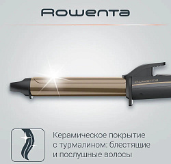 Щипцы Rowenta CF3227F0 43Вт серый/коричневый макс.темп.:200С покрытие:кератин-турмалиновое (1830008150)