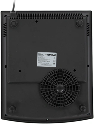 Плита Индукционная Hyundai HYC-0102 серебристый/черный стеклокерамика (настольная)