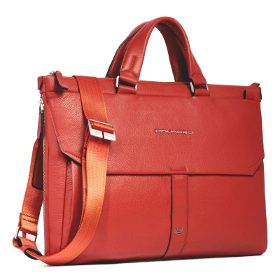 Деловая сумка женская Piquadro Than CA4021S135/AR с отделением для ноутбука терракотовый натур.кожа
