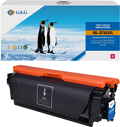 Картридж лазерный G&G GG-CF363XL пурпурный (18000стр.) для HP CLJ M552dn/M553N/M553DN/M553X/M577C/M577Z/M577F/M577DN