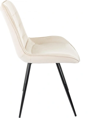 Стул для дома Бюрократ CH-K2_4 комплект 4шт бежевый Holland 06 металл черный на ножках (CH-K2_1/HL07_4)