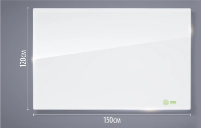 Доска стеклянная Cactus CS-GBD-120X150-UWT-TM Сквозное крепление стекло ультра белый 120x150см стекло крепления