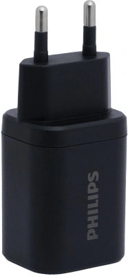 Сетевое зар./устр. Philips DLP5331 30W 1.5A (PD) USB/USB Type-C универсальное черный (DLP5331CB/74)