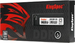 Память DDR5 8GB 4800MHz Kingspec KS4800D5P11008G RTL PC5-38400 CL40 DIMM 288-pin 1.1В single rank Ret