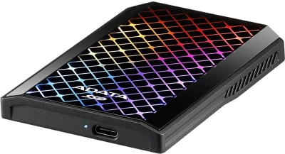 Накопитель SSD A-Data USB-C 512Gb ASE900G-512GU32G2-CBK SE900G 2.5" черный