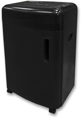 Шредер Office Kit S180 (0,8x1) черный (секр.P-7) фрагменты 5лист. 32лтр. пл.карты CD