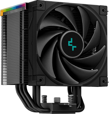 Устройство охлаждения(кулер) Deepcool AK500 Digital Soc-AM5/AM4/1200/1700/1851 черный 4-pin 25.9-28dB Al+Cu LCD 240W 1291gr Ret (R-AK500-BKADMN-G)
