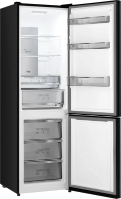 Холодильник Weissgauff WRK 2000 Total NoFrost Inverter Rock Glass 2-хкамерн. графит