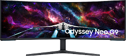Монитор Samsung 57" Odyssey Neo G9 S57CG952NI черный VA LED 32:9 HDMI полуматовая HAS Piv 2500:1 420cd 178гр/178гр 7680x2160 240Hz FreeSync Premium Pro DP Dual UHD USB 19кг