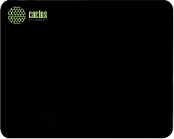Коврик для мыши Cactus Black черный 300x250x2мм (CS-MPC-P01M)