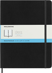 Блокнот Moleskine CLASSIC SOFT QP624 XLarge 190х250мм 192стр. пунктир мягкая обложка черный