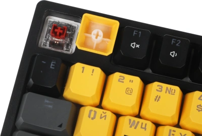 Клавиатура A4Tech Bloody S98 Sports Lime BLMS Plus механическая желтый/серый USB for gamer LED (S98 SPORTS LIME BLMS RED PLUS)