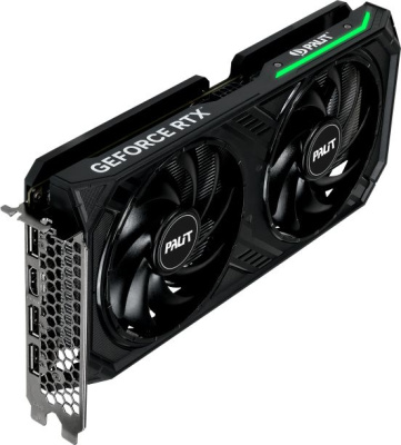 Видеокарта Palit PCI-E 4.0 RTX4060 DUAL NVIDIA GeForce RTX 4060 8Gb 128bit GDDR6 1830/17000 HDMIx1 DPx3 HDCP Ret