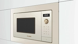 Микроволновая печь Bosch BEL653MP3 25л. 800Вт жемчужно-белый (встраиваемая)