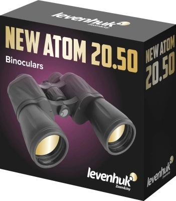Бинокль Levenhuk 20-20x 50мм Atom черный (84621)