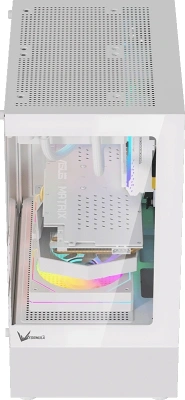 Корпус Formula Crystal Z1CM белый без БП mATX 5x120mm 3x140mm 2xUSB3.0 1xUSB3.1 audio bott PSU