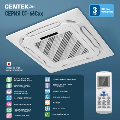 Сплит-система Centek CT-66C18 белый
