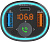Автомобильный FM-модулятор Ritmix FMT-B300 черный BT USB (80000849)