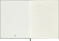 Блокнот Moleskine CLASSIC QP092K15 XLarge 190х250мм 192стр. нелинованный твердая обложка зеленый