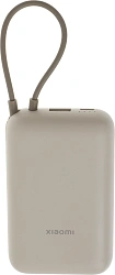 Мобильный аккумулятор Xiaomi BHR9072GL 10000mAh 22.5W 3A USB-A/USB-C бежевый