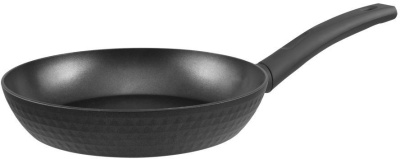 Сковорода Polaris Kontur 26F круглая 26см покрытие: Pfluon ручка несъемная (без крышки) черный (015091)