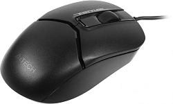 Мышь A4Tech Fstyler FM12S черный оптическая 1200dpi silent USB 3but (FM12S BLACK)