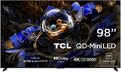 Телевизор LED TCL 98" 98X11K QD-Mini LED Frameless черный 4K Ultra HD 144Hz MEMC DVB-T DVB-T2 DVB-C DVB-S DVB-S2 USB WiFi Smart TV