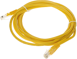 Патч-корд Premier ANP511_3M_Y UTP 4 пары cat.5E CCA molded 3м желтый outdoor RJ-45 (m)-RJ-45 (m)
