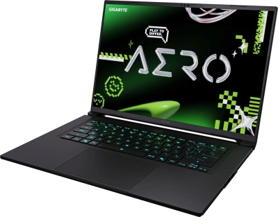 Ноутбук Gigabyte Aero X16 1TH Ryzen AI 7 350 16Gb SSD1Tb NVIDIA GeForce RTX5050 8Gb 16" IPS QHD+ (2560x1600) без ОС grey WiFi BT Cam (1TH93KZC94AD)