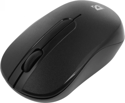 Мышь Defender Hit MM-495 черный оптическая 1600dpi беспров. USB для ноутбука 2but (52495)
