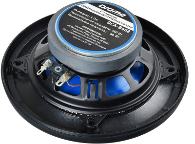 Колонки автомобильные Digma DCA-B402 160Вт 90дБ 4Ом 10см (4дюйм) (ком.:2кол.) коаксиальные двухполосные