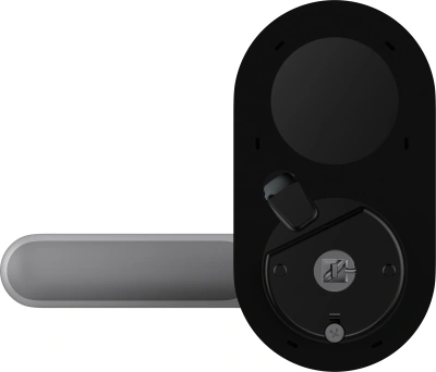 Умный замок Aqara U300 накладной разбл.отпеч.паль./код/пар/NFC/прил/мех.кл серый (DL-D02D_GR)