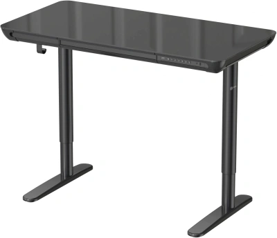 Стол для компьютера Cactus CS-EGD-BK-LED с электроприводом столешница закаленное стекло черный каркас черный 120x72x60см (CS-EGD-BK-LED)