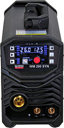 Сварочный аппарат Elitech WM 200 SYN инвертор ММА/TIG MIG/MAG 4.6кВт