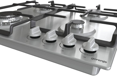 Газовая варочная поверхность Gorenje GW641EX нержавеющая сталь