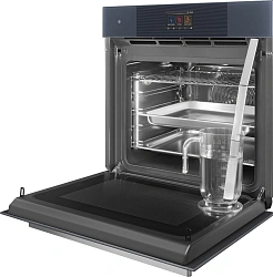 Духовой шкаф Электрический Smeg Linea SO6104APG серый/серебристый