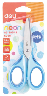Ножницы Deli E6068 Neon универсальные 135мм сталь ассорти