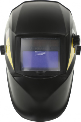 Маска сварщика Eurolux WM-1 филь.:хамел. см.экр.92x42мм черный (65/87)