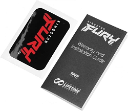 Память DDR5 32GB 5600MHz Kingston KF556C36BBE-32 Fury Beast Black RTL Gaming PC5-44800 CL36 DIMM 288-pin 1.25В single rank с радиатором Ret