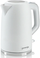 Чайник электрический Gorenje K17DPW 1.7л. 2200Вт белый/серебристый корпус: металл/пластик