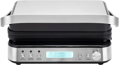 Электрогриль Rondell RDE-1702 2200Вт серебристый