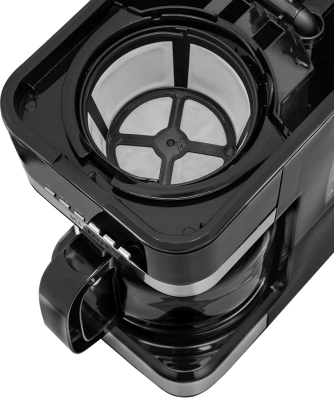 Кофеварка капельная Kitfort КТ-7627 950Вт черный/серебристый